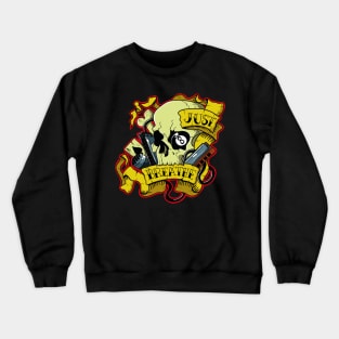 Just Breath Skull Crewneck Sweatshirt